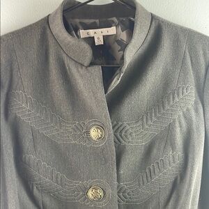Cabi Gray Military Style Women's Jacket Size 6
